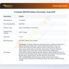 Frymaster 8067541 Fryer Safety Thermostat Temperature 425&deg;F