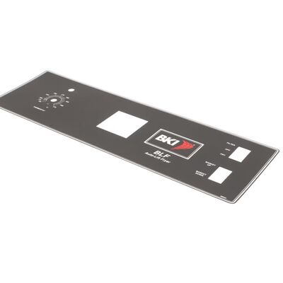 BKI (Barbeque King) N0523 Fryer Control Panel Decal/Overlay BLF