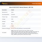 Hatco 02.08.113 60" Warmer Element, .260" DIA