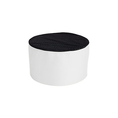 Allpoints 1880WHBK Kng Chef Hat Skull Cap Mesh, White