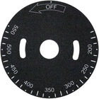 Vulcan Hart 498037-0000A Temperature Dial Plate, 200-550&deg;F