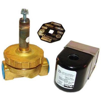 Hobart 998315-14 Dishwasher Steam Solenoid Valve, 1/2" FPT, 120/240V
