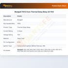 Blodgett 11512 Oven Thermal Delay Relay 3A 115V