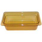 Cambro SP-323 Hot Pan 1/3 X 4-150 Amber