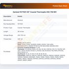 Garland 1577001 36" Coaxial Thermopile 250-750 MV