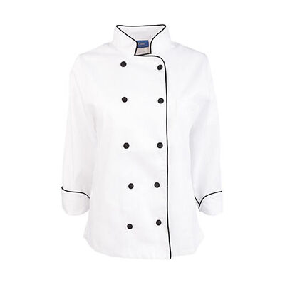 Allpoints 18792XL Kng 2Xl Ladies Chef Coat Executive Long Sleeve
