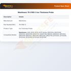 Manitowoc 76-0160-3 Ice Machine Thickness Probe