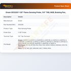 Groen 003328 1-1/8" Flame Sensing Probe, 1/4" TAB, NGB, Braising Pan,