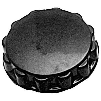 Hobart 00-077371 Fluted Knob  2-1/2" DIA Female Thd Brass