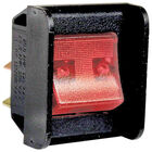 Duke 212280 Amber Lighted Rocker Switch W/ 4-Tab Terminals 20A 125-250VAC