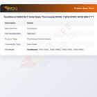 Southbend 58921ALT Solid State Thermostat RH36 TVES/10WC W/SE36N-TTT