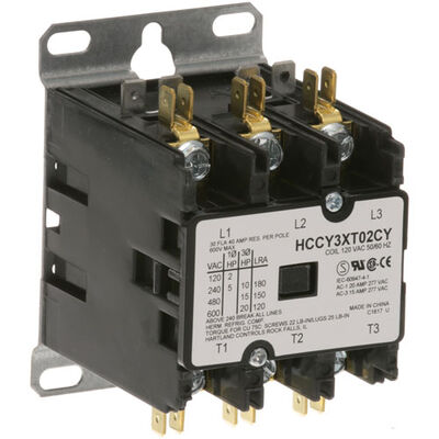 Star Mfg OB30700-04 Contactor 3 Pole W/10/120V
