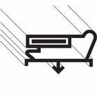 Traulsen 341-60284-03 Drawer Gasket Compact Bottom