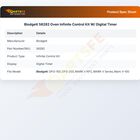 Blodgett 56282 Oven Infinite Control Kit W/ Digital Timer
