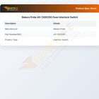 Bakers Pride AS-1300250 Oven Interlock Switch