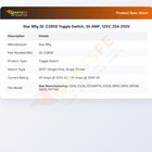 Star Mfg 2E-Z3808 Toggle Switch 30A 120V