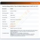 American Range A80100 J-Type TS Safety W/ Magnet Head 1/4" NPT 3/16" CCT