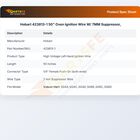 Hobart 423813-1 50" Oven Ignition Wire W/ 7MM Suppressor,