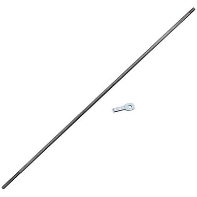 Imperial 1853 Door Rod W/Eyelet On One End 22" Long 1/4-20 Thread