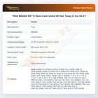 TRUE 988285 165" D-Stem Cold Control W/ Dial, Temp 21.2 to 29.3 F