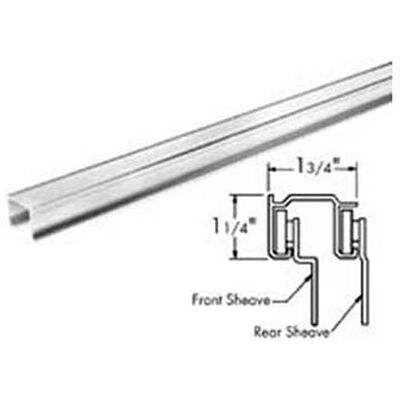 Component Hardware Group B57-0048 Track, Overhead , 48", Alum