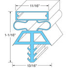 Kolpak 225151075 Refrigerator 3 Sided Door Gasket For Left Hinged Door 32-3/8" X 77-1/2"