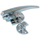 Kason 930A00004 Mechanical Latch Strike W/o Lock, Polished Chrome, 3/8"offset