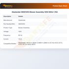 Glastender 06001453 Blower Assembly 120V 60Hz 1.15A