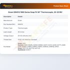 Groen GR4512 1980 Series Snap Fit 36" Thermocouple, 20-30 MV