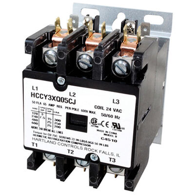 Groen 106306 Convection Steamer Contactor 3-Pole 65 AMP 24V Coil 50/60Hz