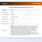 Franke 7912008 Temperature Probe 36" 31" Wire