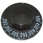 Montague V1E1 Electric Thermostat Knob 2-1/4" DIA, 500-200F, Mount .187" D-Stem Flat Down