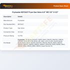 Frymaster 8072427 Fryer Gas Valve 4.0" WC 1/2" X 1/2"