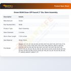 Groen 9048 Jacketed Kettle Draw-Off Faucet Stem Assembly 2" DIA
