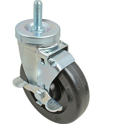 Standard Keil 1125-1945-3000 Caster,Stem(5"OD,1/2-13, /Brk)