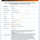 Vulcan Hart 00-410841-00023 Fryers Natural Gas Combination Valve W/ Pressure Regulator 1/2" FPT IN X 3/4" FPT OUT