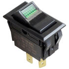 Carter Hoffmann 18602-0056 Holding Cabinet Rocker Switch On/Off 1/4" Tab Terminals 20A 125-277 VAC Green Light
