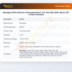 Montague 1979-8 Oven Thermostat Dial 2-1/4" DIA 200&deg;F-500&deg;F