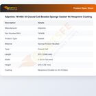 Allpoints 741468 10'Closed Cell Beaded Sponge Gasket W/ Neoprene Coating