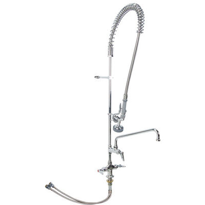 T&S Brass 0113ADF12B Pre Rinse Deck Mount W/Add-On Faucet