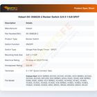 Hobart 00-358628-2 Rocker Switch 3/4 X 1-5/8 SPDT