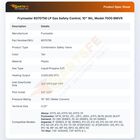 Frymaster 8070756 LP Gas Safety Control 10" WC Model 7000 BMVR