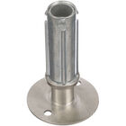 Component Hardware Group A10-0884C 3" Adjustable Flange Foot S/S 1-5/8" OD 2000 LB Load Capacity