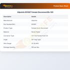 Allpoints 851087 Female Disconnect(Bx 100