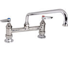 T&S Brass B-0220-61X 8 " Deck Faucet , 10"Spt,Leadfree