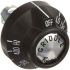 Vulcan Hart 00-715074 Black 1-15/16" DIA Knob with 1-1/4" Protrusion Extends
