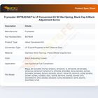Frymaster 8071849 NAT to LP Conversion Kit W/Red Spring Black Cap & Black Adjustment Screw