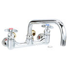 T&S Brass TSB0290 8" Wall Faucet , 12"Spt,Leadfree