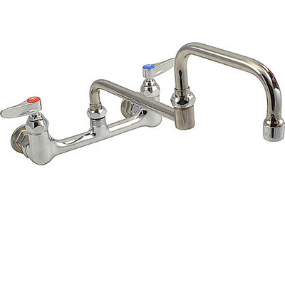 T&S Brass 0266 wall Mounted Faucet , 8", Workb Oard