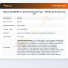 Belleco BELC401107 Fan Control Limit Switch Type- 36TH22, Controls Cooling Fan